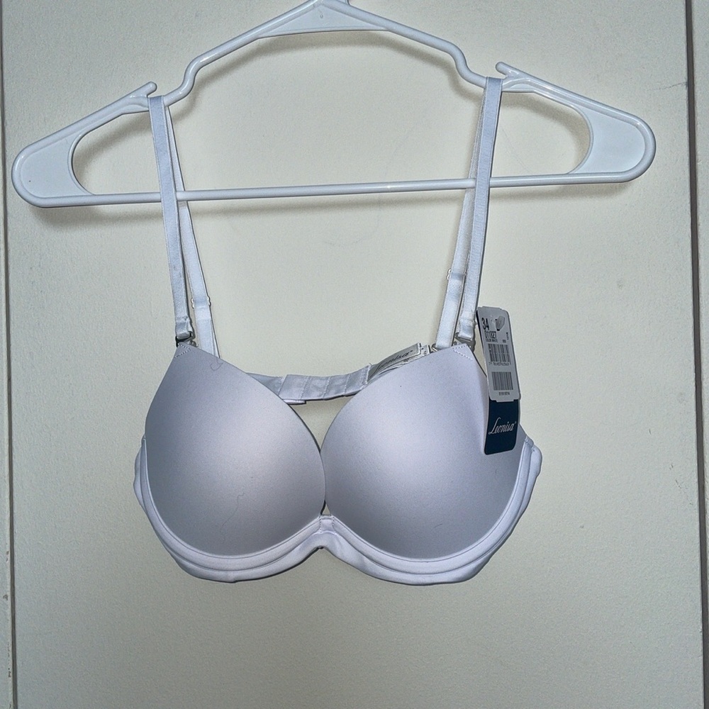 NWT Pure white push up bra size 34b